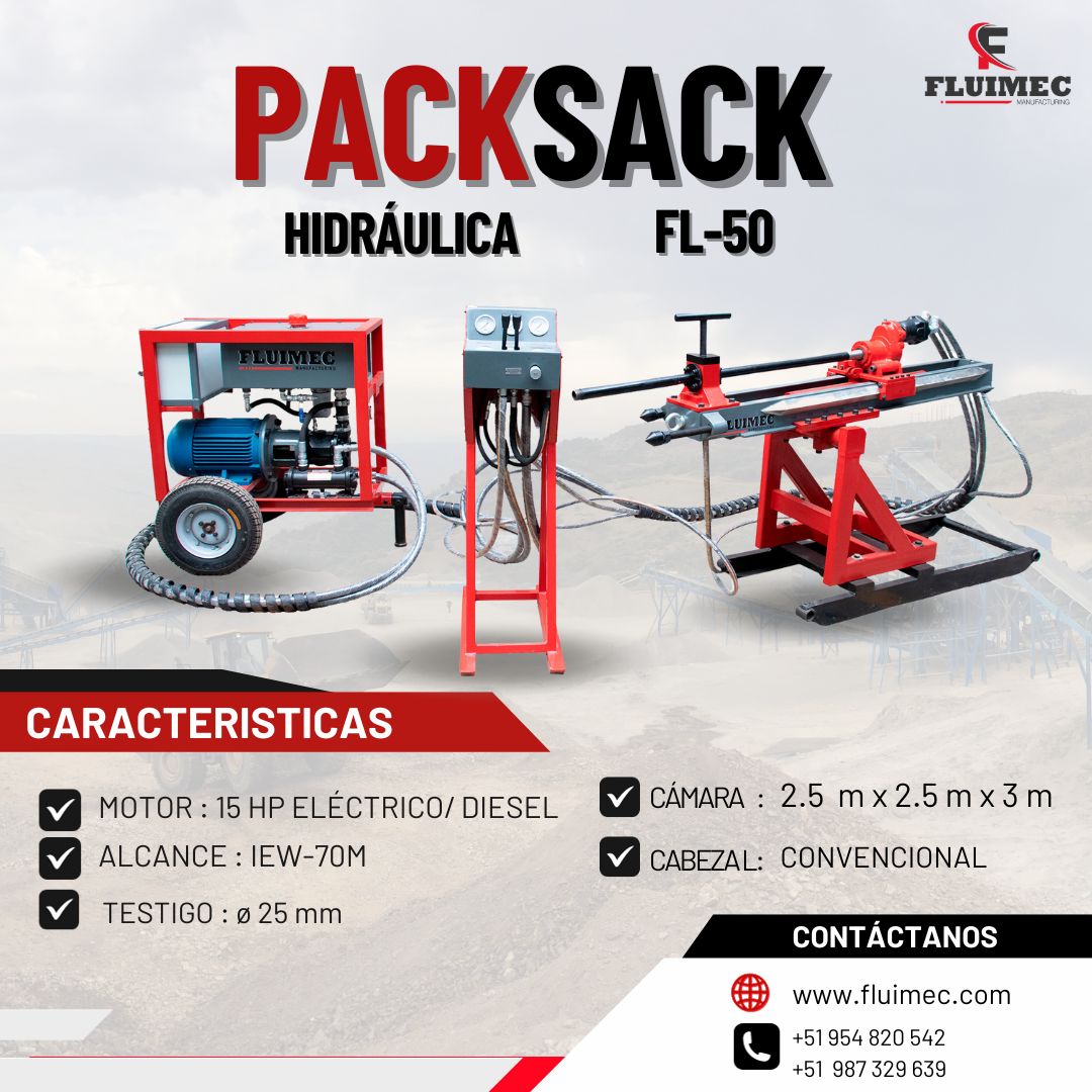 PACKSACK FL - 50 EQUIPO VERSATIL PARA EXTRAER MUESTRAS